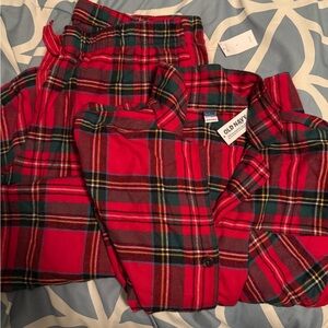 Old Navy Red and Green Plaid Sleepwear
